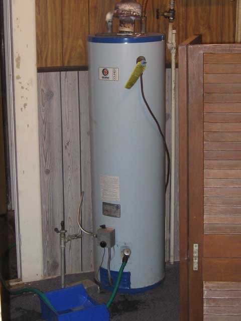 Water heater (old installation)