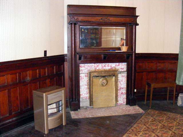 Heater in the round entry room