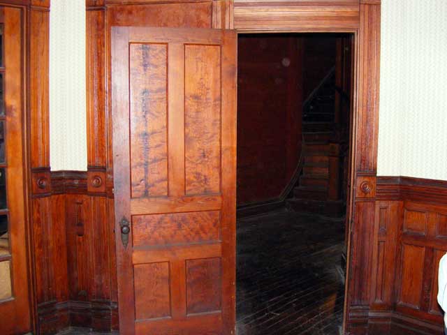 The hall entry as closed off in 1922