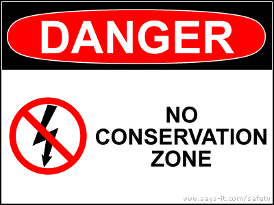 no conservation zone