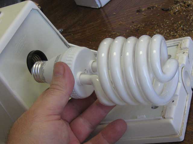 Adapting a fixture for a new bulb--the new bulb...