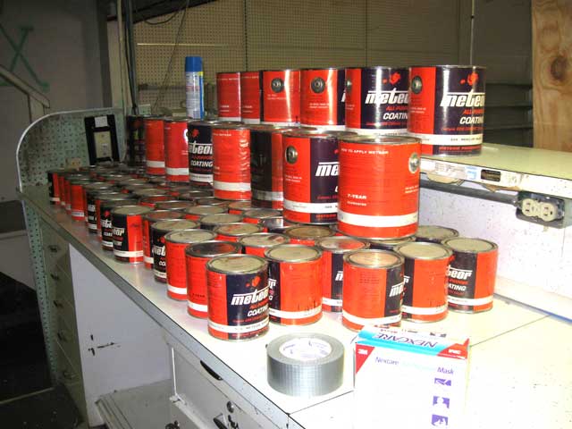 Paint. Lots of paint.