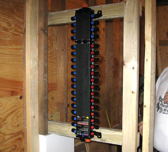 The PEX manifold