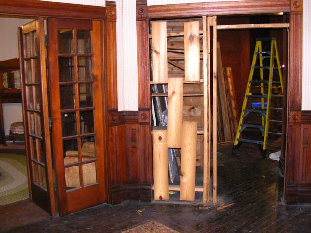 Wall coming down