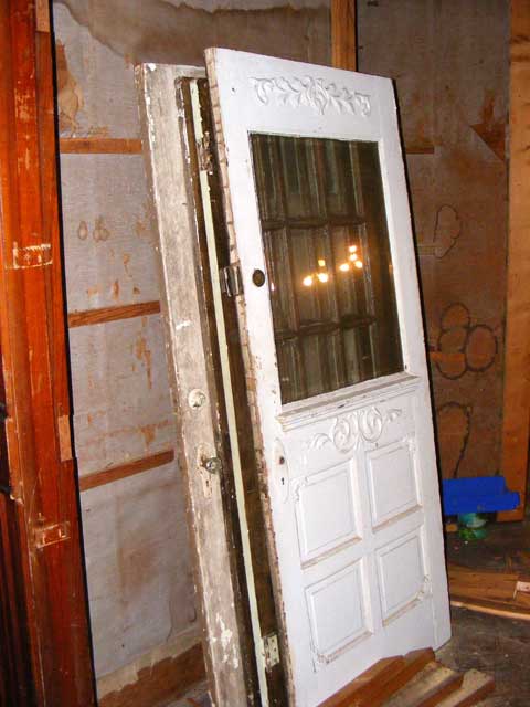 Spare doors in the closet