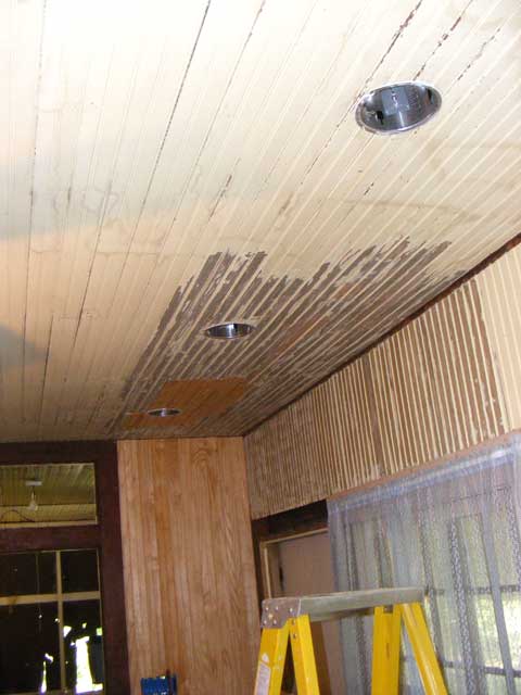 Scraping the sunroom